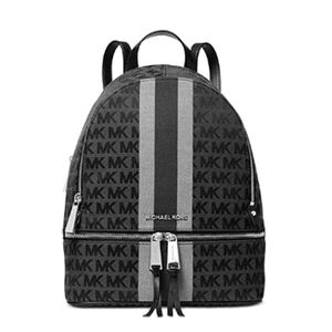 Michael Kors Rhea Zip black mini backpack